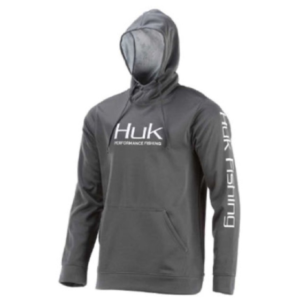 Huk White and Gray Sweatshirts Athletic Style